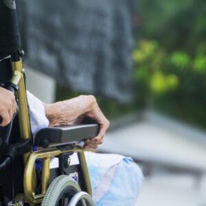 elderly in wheelchair