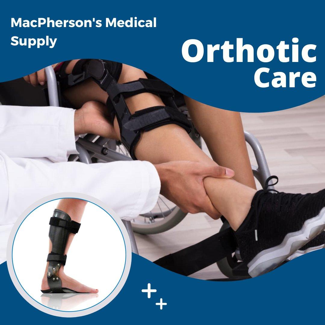 orthotic care from MacPherson’s Medical Supply