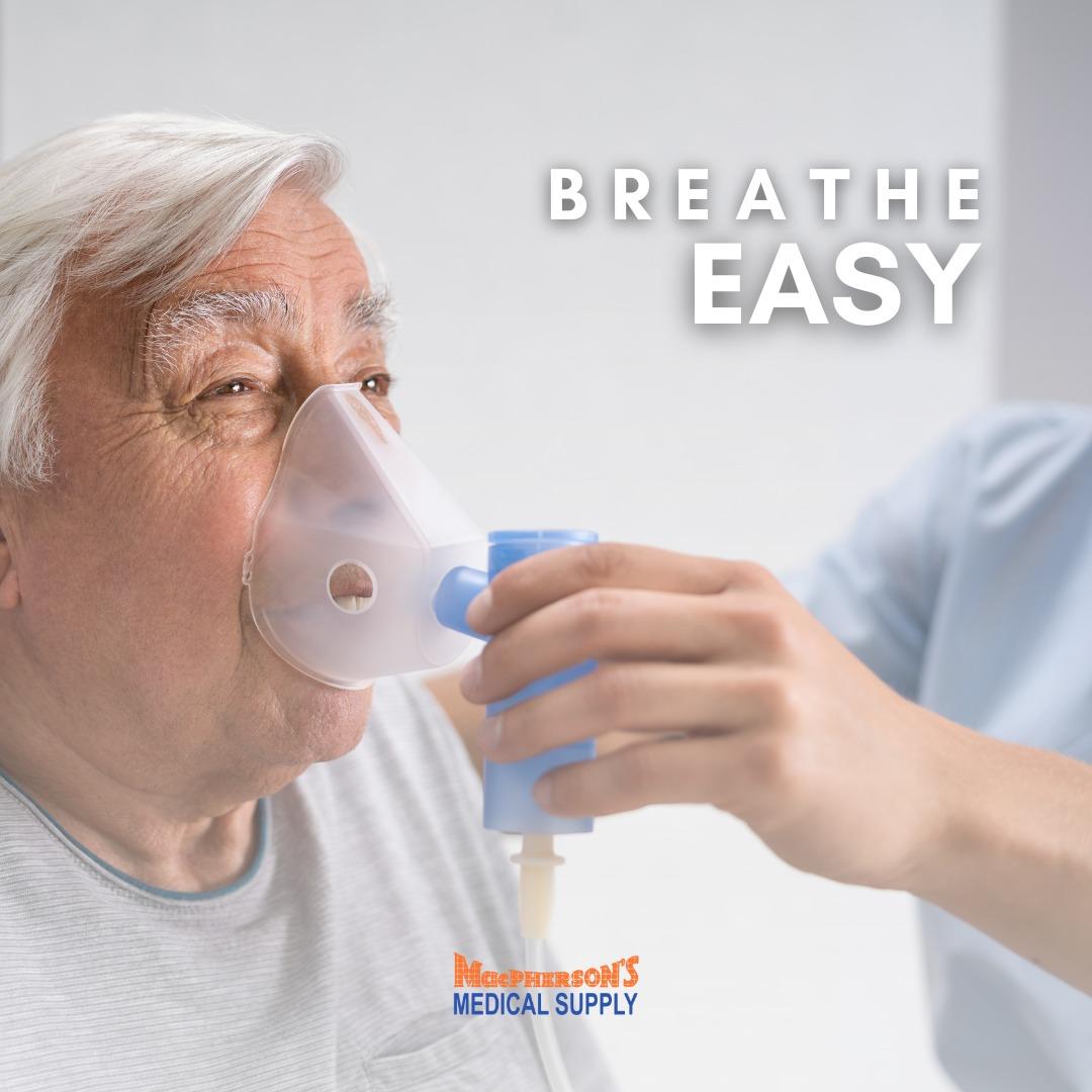 man using CPAP machine