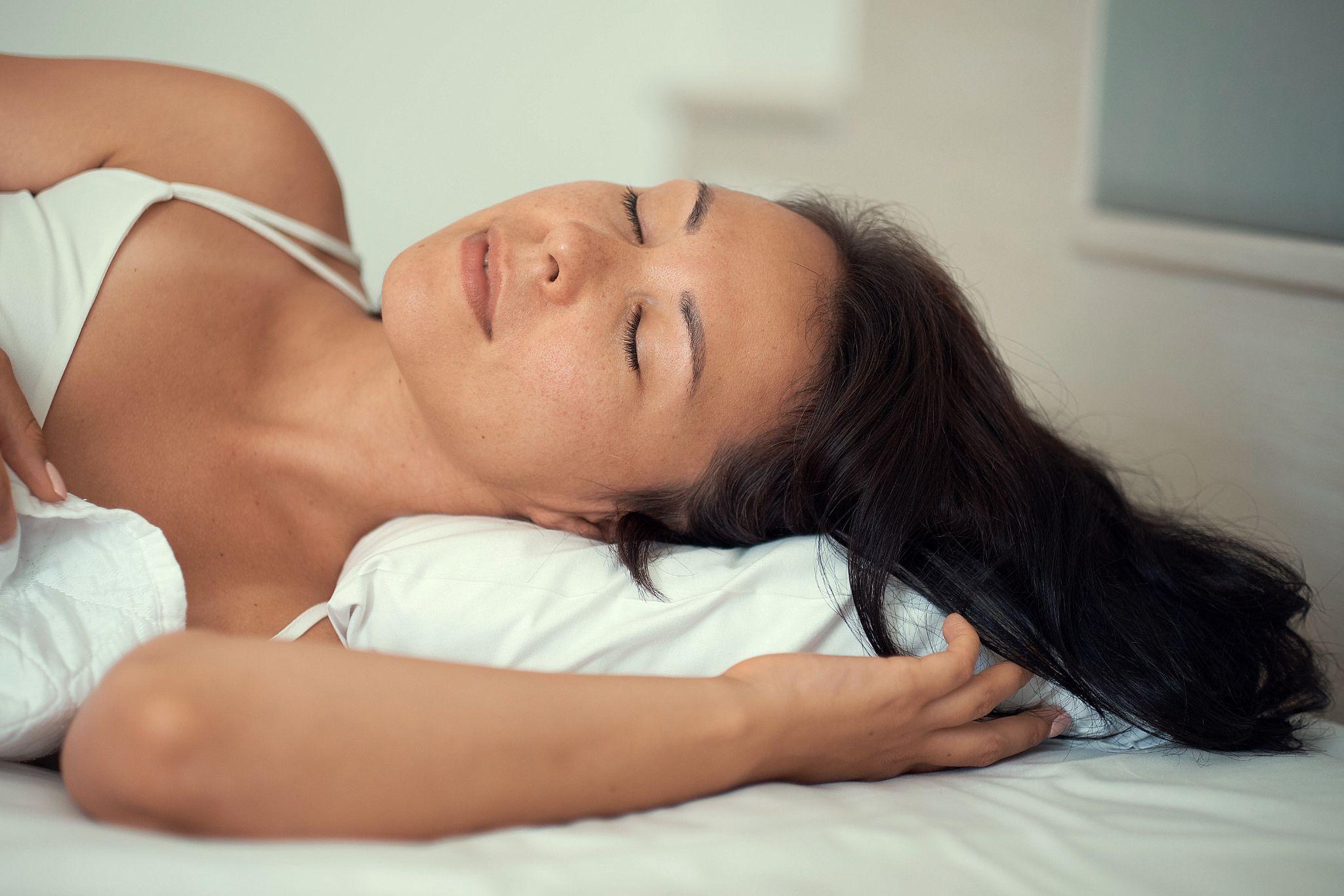 woman sleeping