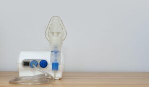 nebulizer on a table