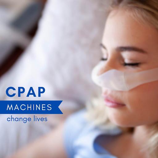 woman using CPAP machines