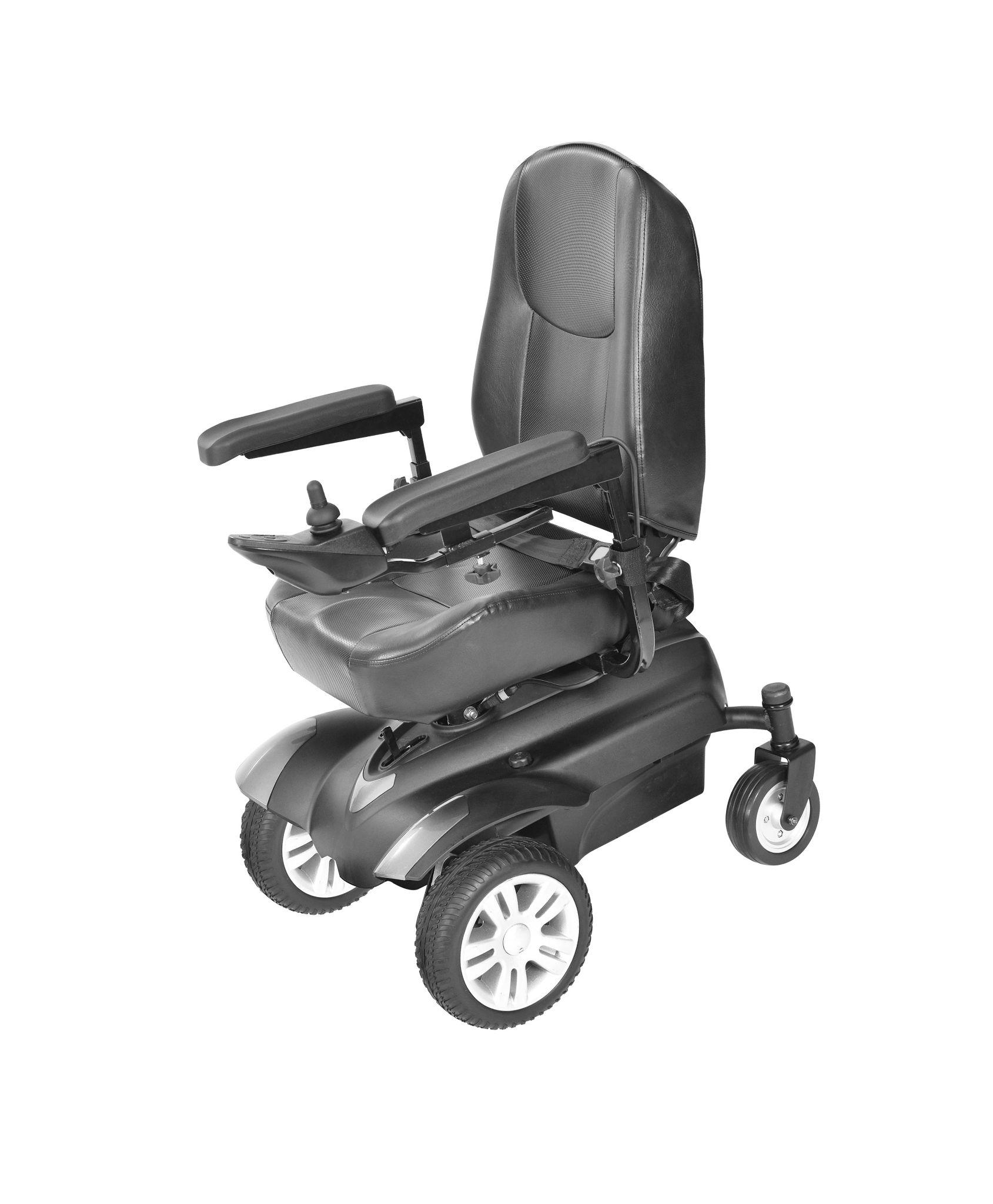 Power wheelchair available as durable medical equipment supplies at MacPherson's Medical Supply