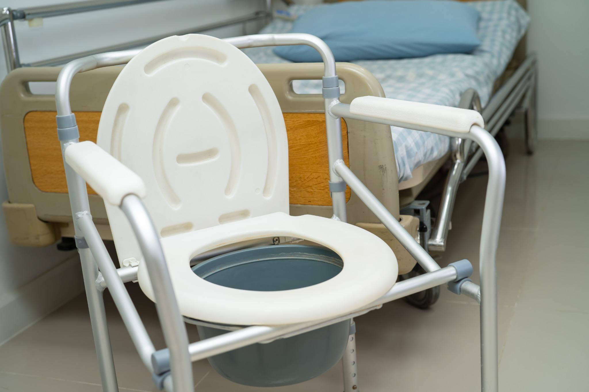 Bedside commode chair