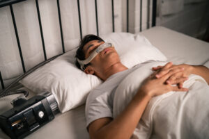 man using CPAP machine medical supplies harlingen tx