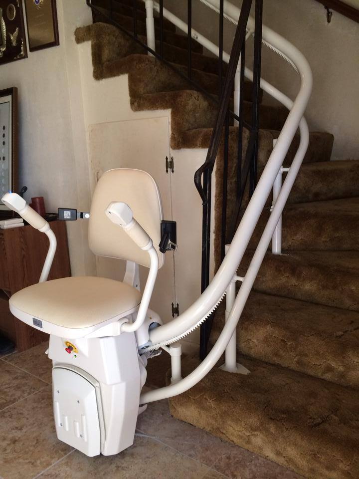 stair lift, an example of Home Modifications in Harlingen