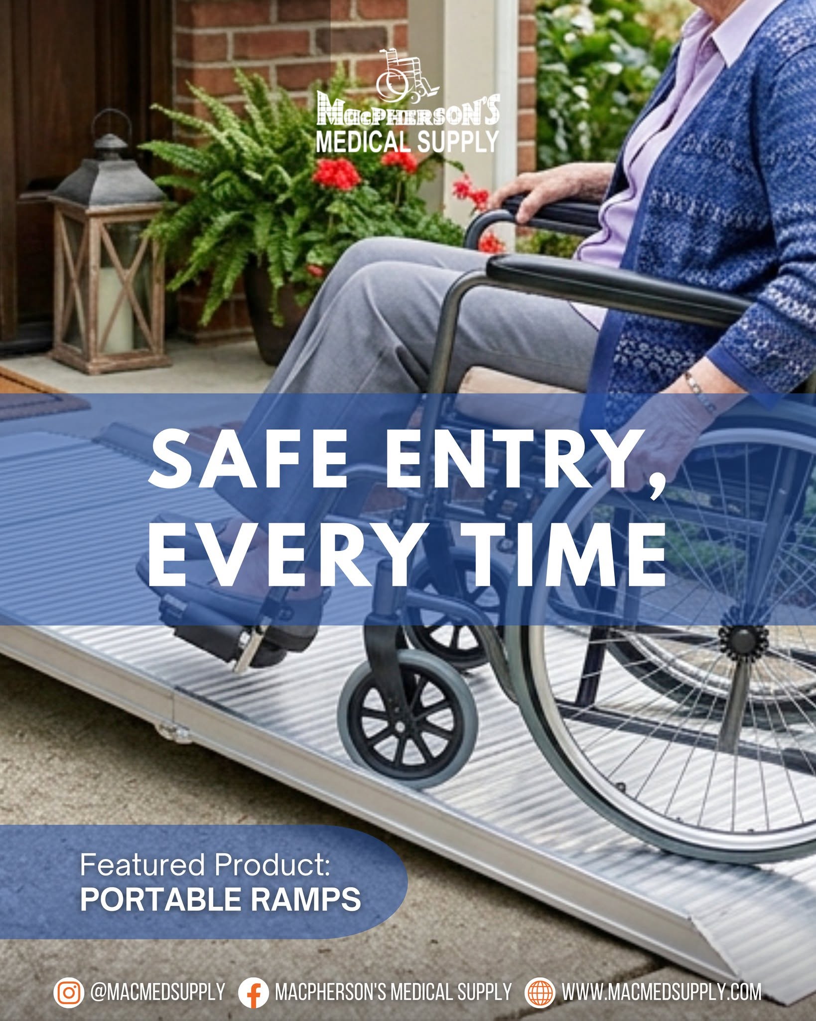 person using wheelchair on ramp