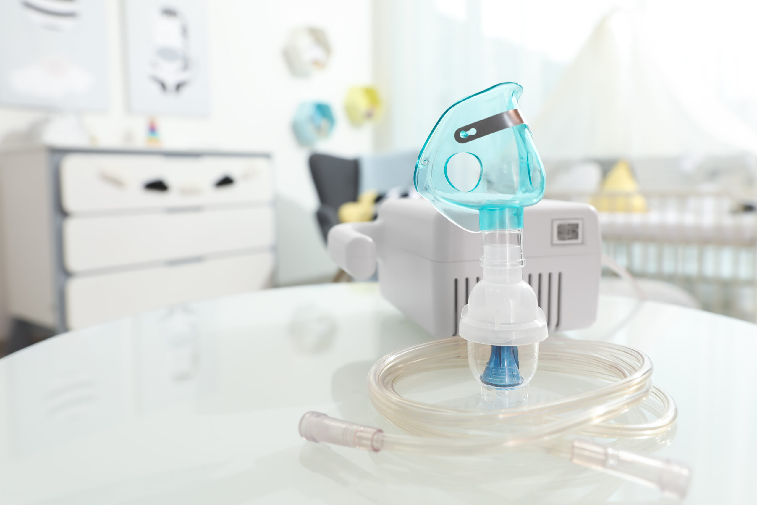 nebulizer on a table